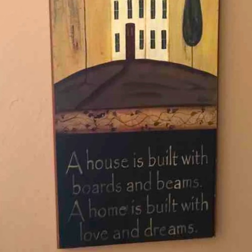 Painted plank